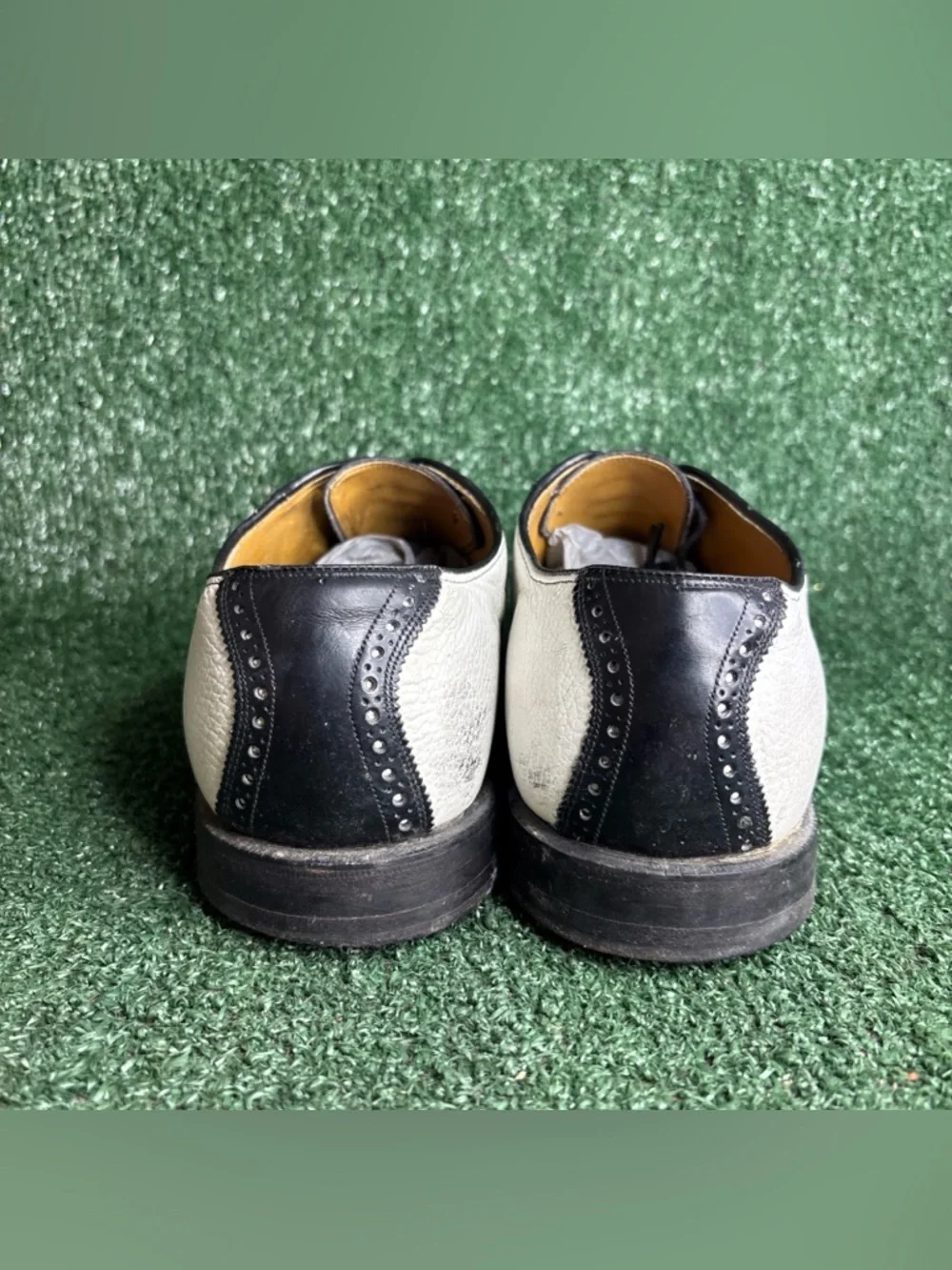 Vintage Johnston & Murphy Spectator Golf‎ Shoes Mens Size 10 D